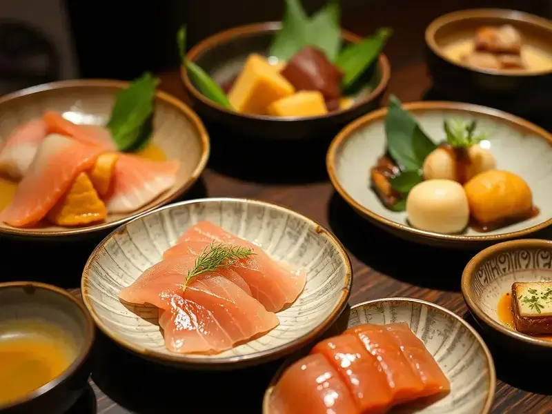 受賞料理のプレゼンテーション